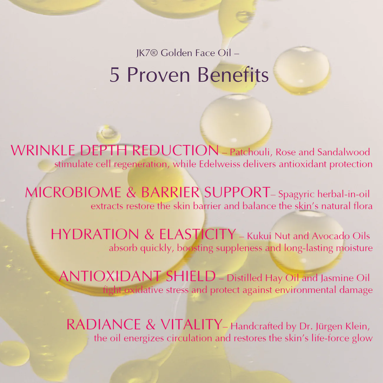 Golden Face Oil – Bild 4