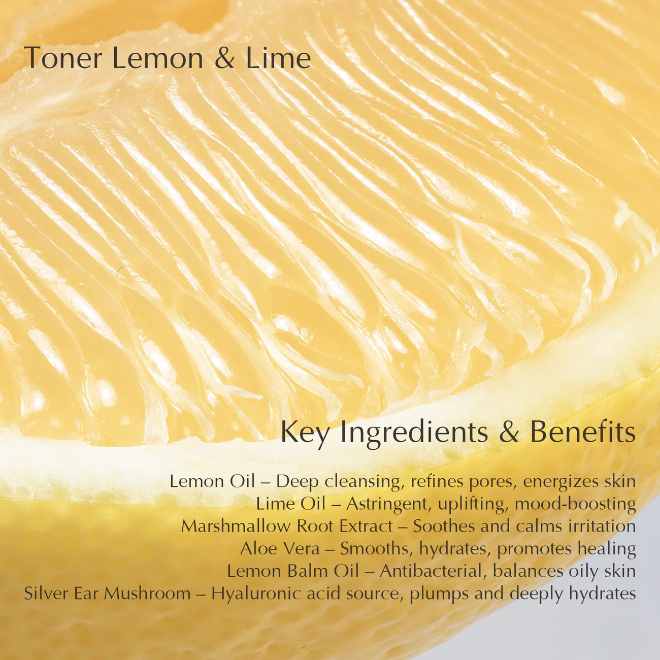 Beauty Moisturizing Mist – Toner Lemon & Lime – Bild 3